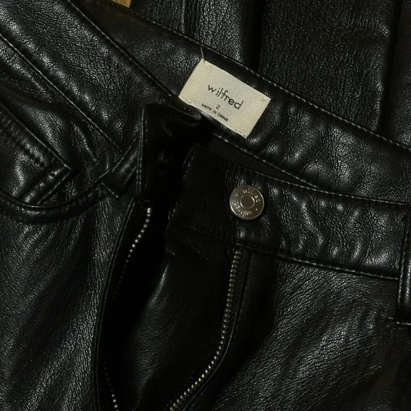 [wilfred] melina leather pant size two - Picture 2 of 3